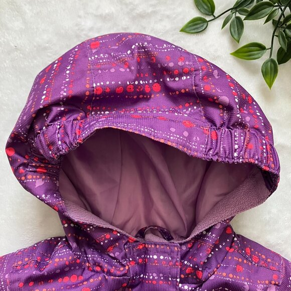 Krickets Waterproof Toddler Kids Rain Jacket Size 3T | GUC Purple Dot Print - Picture 2 of 16
